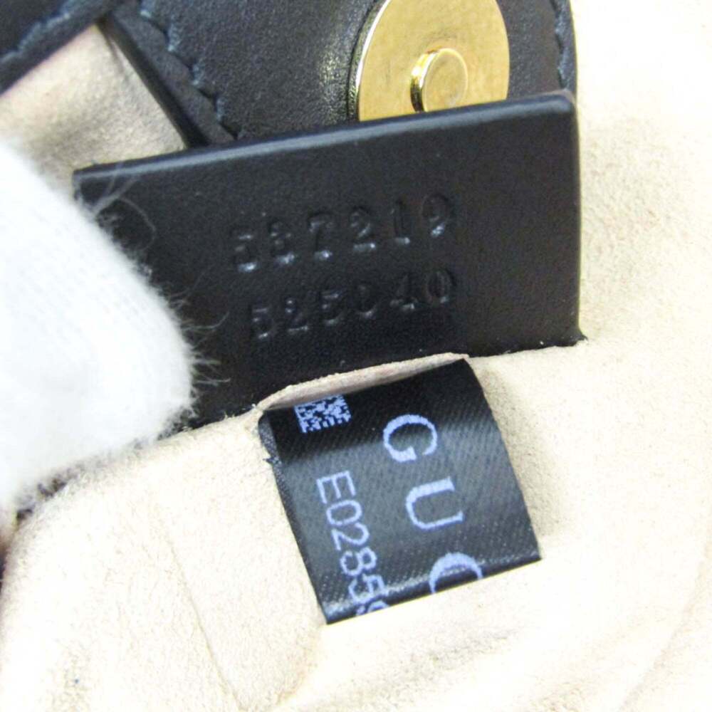 GUCCI Black Leather Shoulder Bag - Picture 13 of 13